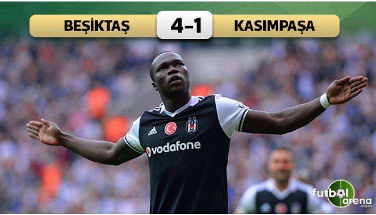 Beşiktaş 4 - 1 Kasımpaşa maçın özeti ve golleri (İZLE)