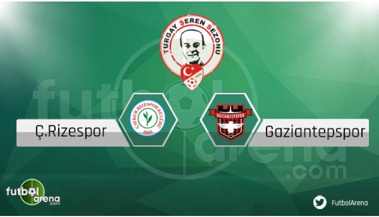 Çaykur Rizespor Gaziantepspor sakat cezalı futbolcular