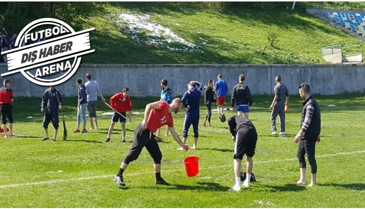 Futbolculara para yerine bira ve biftek!