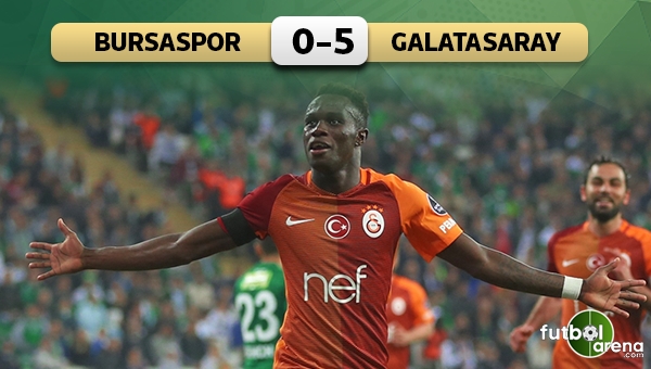 Bursaspor 0-5 Galatasaray maç özeti ve golleri (İZLE)