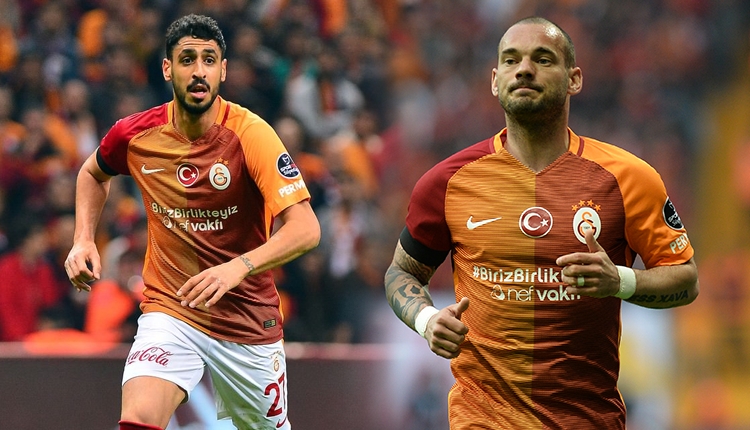 Galatasaray - Osmanlıspor maçında Sneijder'den Tolga'ya fırça!