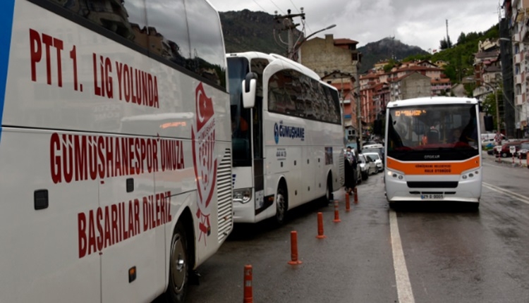 Gümüşhanespor taraftarları İstanbul'a çıkarma yaptı