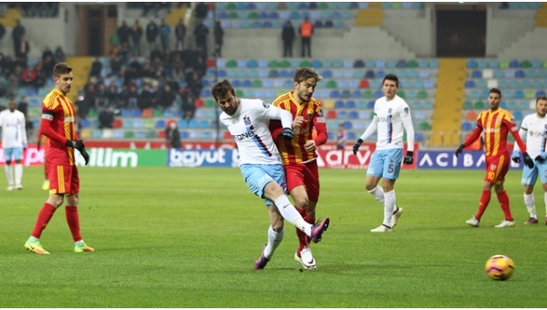 Trabzonspor evinde Kayserispor'a yenilmiyor