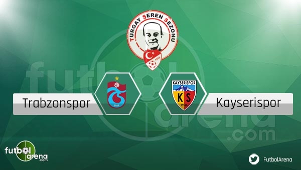 Trabzonspor Kayserispor sakat ve cezalı oyuncular