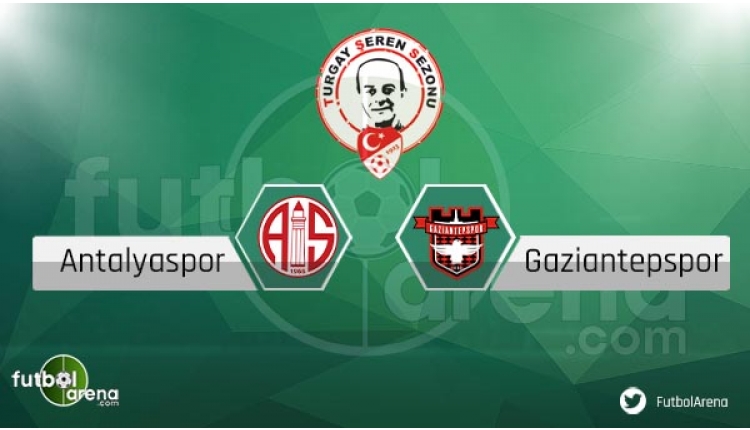 Antalyaspor Gaziantepspor maçı sakat cezalı oyuncular