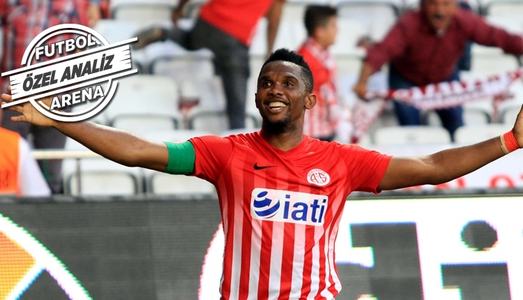 Antalyaspor'da kritik gollerin adamı Samuel Eto'o