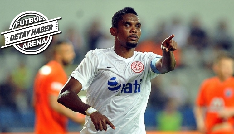 Antalyaspor'da Samuel Eto'o kulüp tarihine geçti