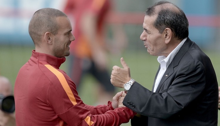 Galatasaray'da Dursun Özbek: ''Wesley Sneijder ile...''