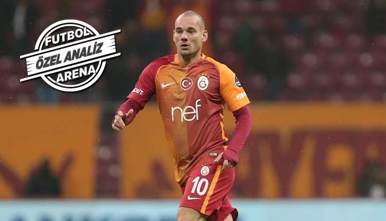 Galatasaray'da Wesley Sneijder Avrupa'da ilk 10'da