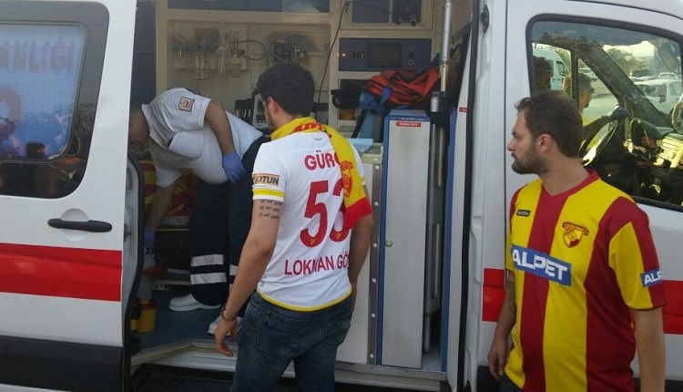 Göztepe - Eskişehirspor finali öncesi taraftar hastaneye kaldırıldı