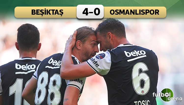 Şampiyon Beşiktaş galibiyetle kapattı