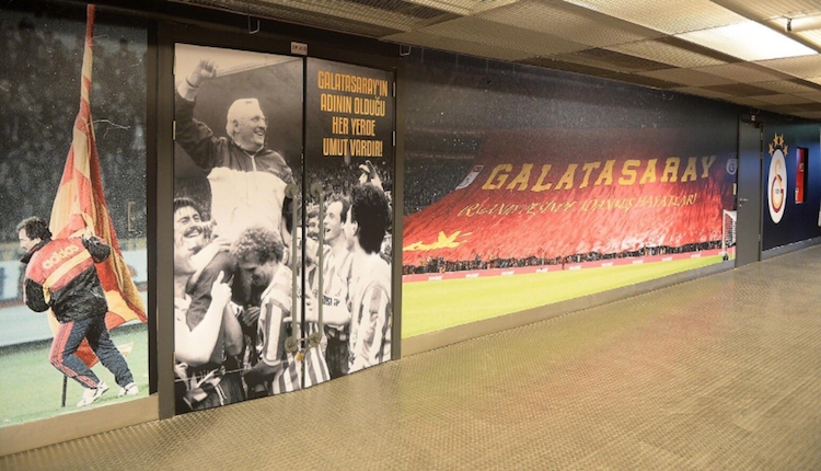 Galatasaray koridorlarında manidar görüntü
