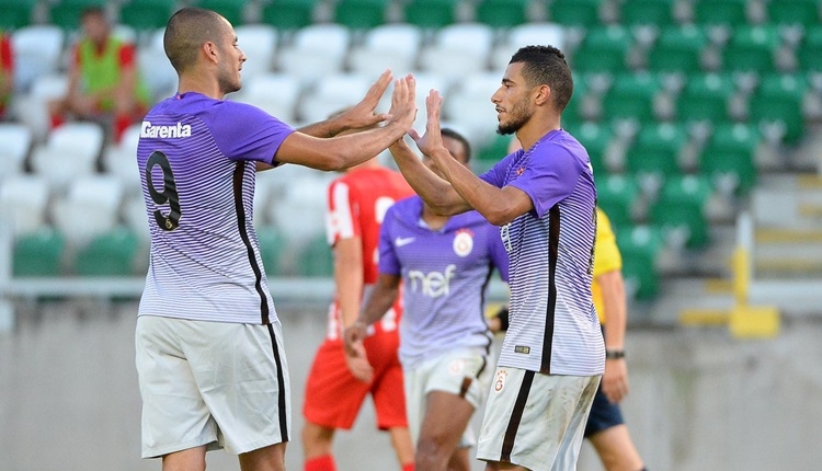 Galatasaray'da Belhanda ilk golünden sonra sakatlandı (İZLE)