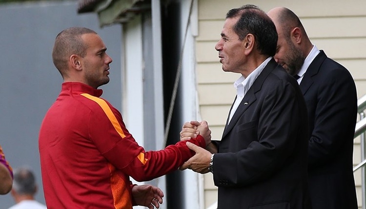 Galatasaray'da Dursun Özbek'ten Wesley Sneijder'e: 