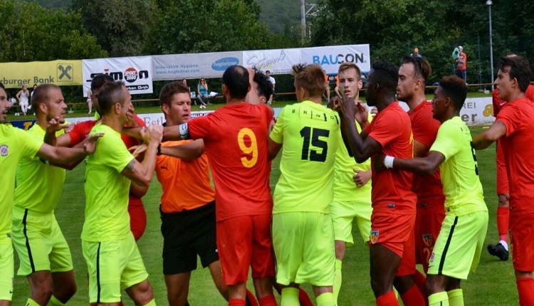 Kayserispor - Brno hazırlık maçında kavga çıktı