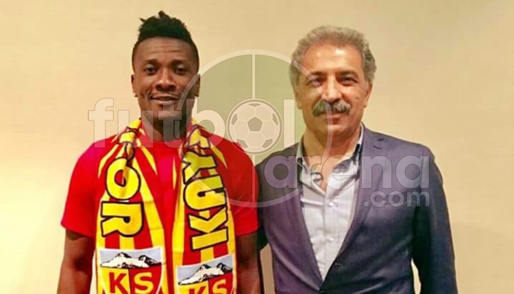 Kayserispor, Gyan Asamoah'ı resmen transfer etti