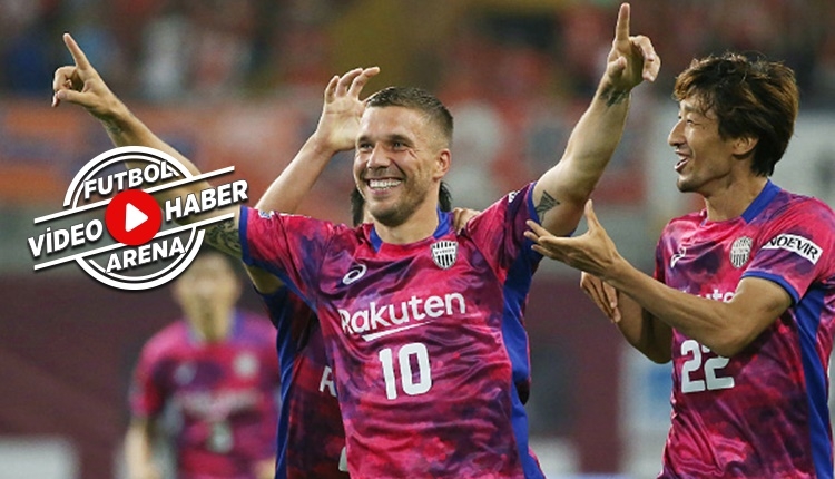 Lukas Podolski'nin Japonya'da attığı iki gol - İZLE