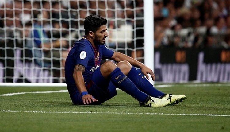 Barcelona'ya Luis Suarez'den kötü haber