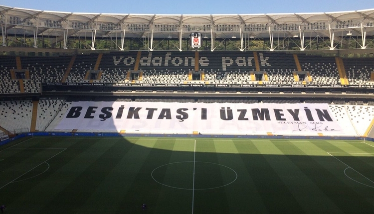 Beşiktaş taraftarları Süleyman Seba'yı unutmadı! Vodafone Park...