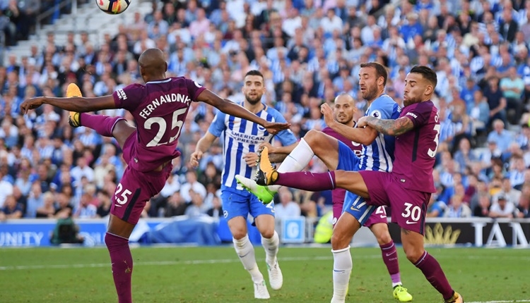 Brighton 0-2 Manchester City maçı özeti ve golleri