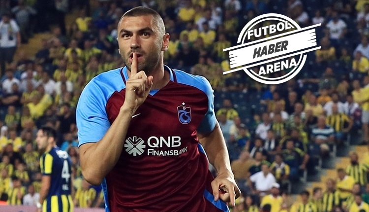 Trabzonspor'da Burak Yılmaz'dan Fenerbahçe'ye anlamlı gol