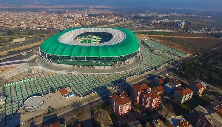 Bursaspor'a yeni sezon için hibrit çim!