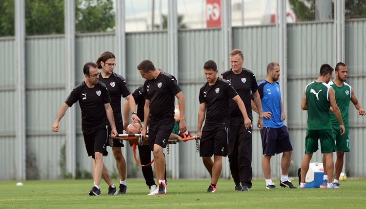 Bursaspor'da Sercan Yıldırım sakatlık geçirdi