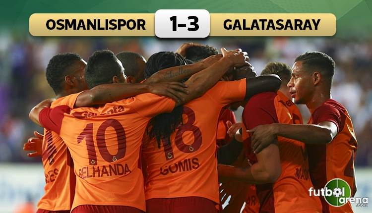 Osmanlıspor 1-3 Galatasaray maç özeti ve golleri (İZLE)