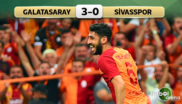 Galatasaray 3-0 Sivasspor maç özeti ve golleri