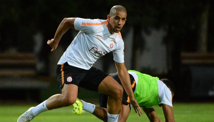 Galatasaray'da Sofiane Feghouli sevinci