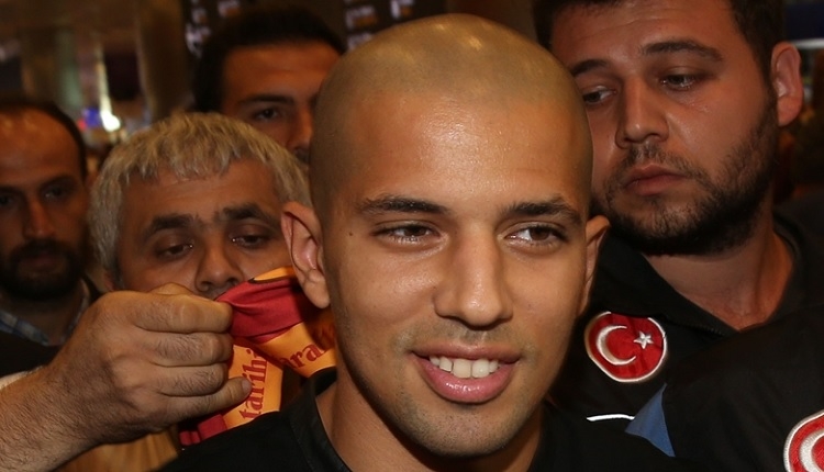 Galatasaray'ın yeni transferi Feghouli İstanbul'a geldi