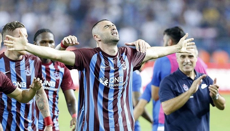 Trabzonspor'da Burak Yılmaz sevinci