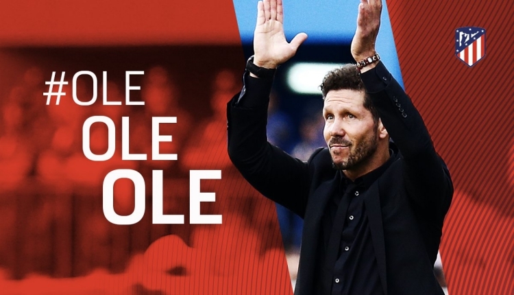 Atletico Madrid, Simeone'nin sözleşmesini uzattı