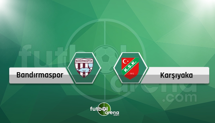 Bandırmaspor - Karşıyaka canlı skor, maç hangi kanalda?