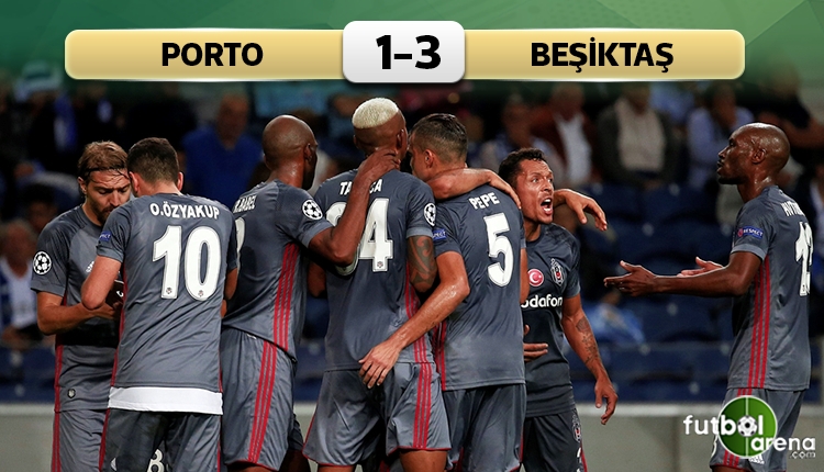 Beşiktaş, Porto'ya evini dar etti! Tarihi zafer...