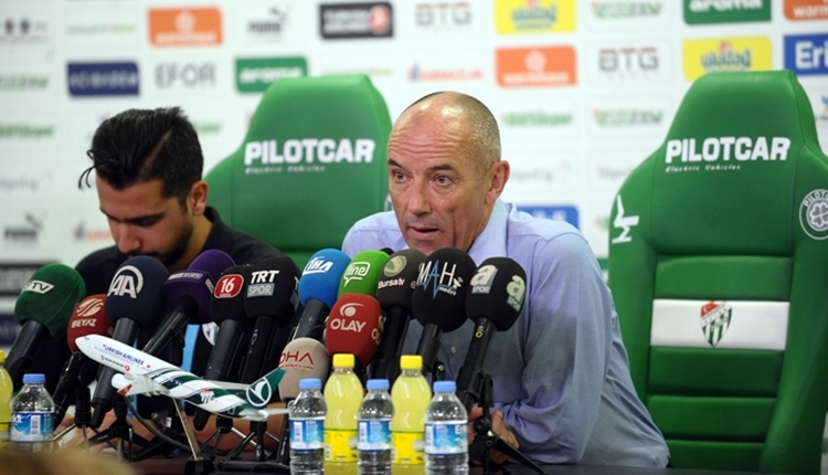 Bursaspor'da Paul Le Guen'den Galatasaray maç sonu mesajı