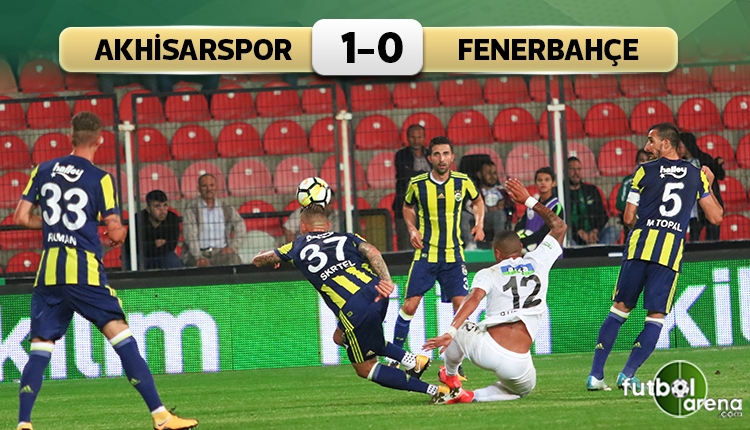 Akhisarspor 1 - 0 Fenerbahçe maçı özeti ve golleri (İZLE)