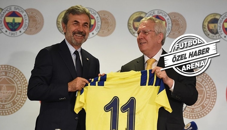 Fenerbahçe'de Aziz Yıldırım'dan Aykut Kocaman'a destek