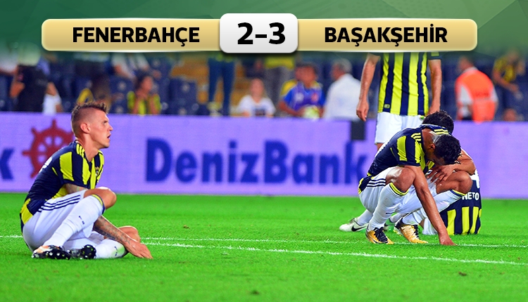 Fenerbahçe 2-3 Medipol Başakşehir maç özeti ve golleri (İZLE)