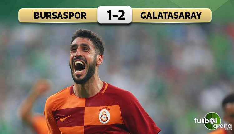 Bursaspor 1-2 Galatasaray maç özeti ve golleri (İZLE)