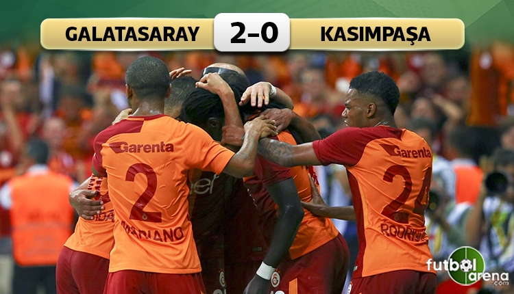 Galatasaray 2-0 Kasımpaşa maç özeti ve golleri (İZLE)
