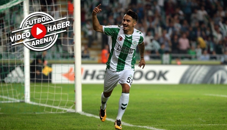 Konyaspor'da Musa Araz'ın Vitoria Guimaraes'e attığı gol (İZLE)