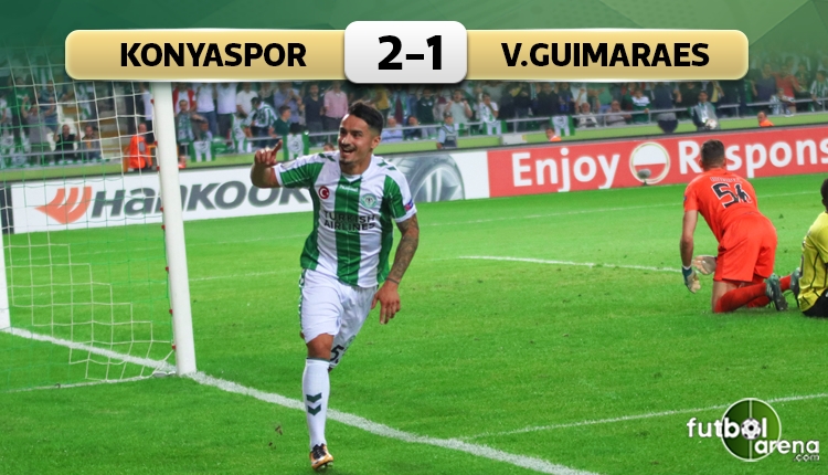 Konyaspor, Guimaraes'i yıktı geçti