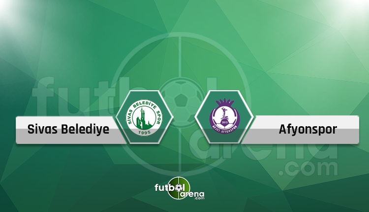 Sivas Belediye - Afjet Afyonspor canlı skor, TV yayın İZLE