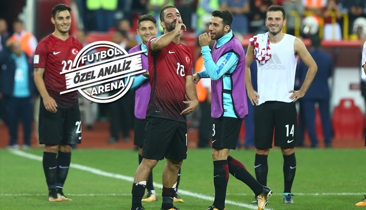 Türkiye - Hırvatistan Arda Turan'ın dikkat çeken performansı