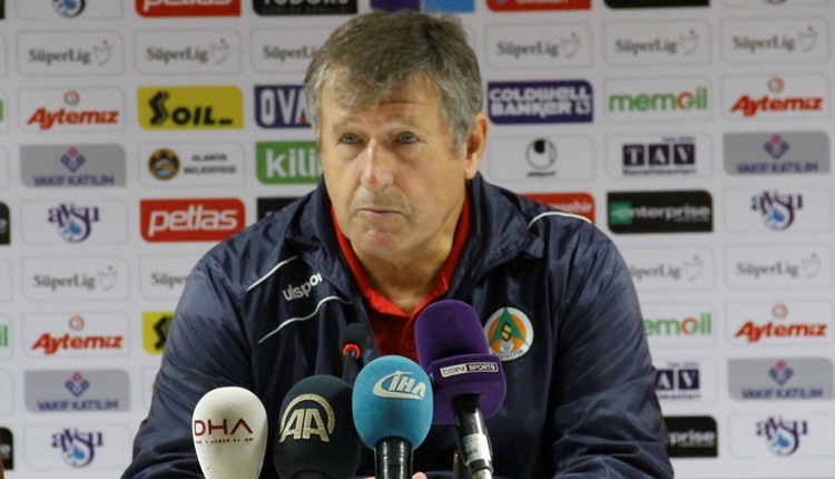 Alanyaspor'da Safet Susic'ten savunma eleştirisi