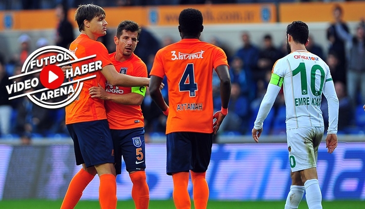 Başakşehir 2-1 Alanyaspor maçı özeti ve golleri