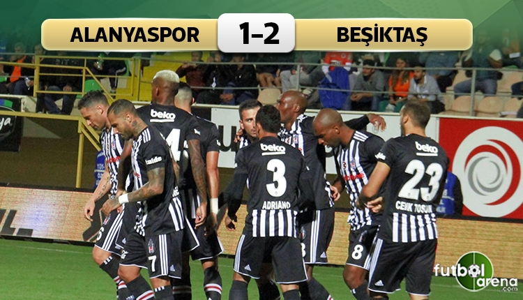 Alanyaspor 1-2 Beşiktaş maç özeti ve golleri (İZLE)