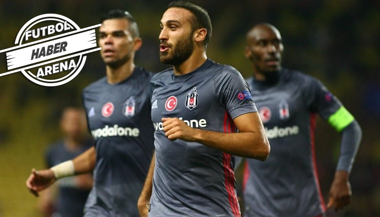 Beşiktaş'ta Cenk Tosun'un Monaco'ya attığı gollerde ilginç detay! (İZLE)