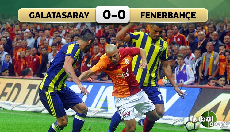 Galatasaray 0-0 Fenerbahçe maç özeti (İZLE)